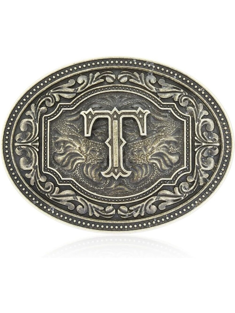 Unisex T Imported Western Belt Buckle Initial Letters Cowboy Rodeo